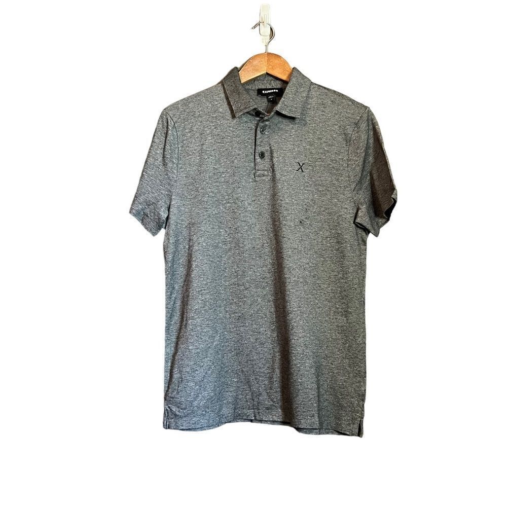 NWT! Express grey polo shirt. Size medium‎